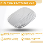 Fuel Tank Door Cap for Hyundai Tucson 2019-2020 Chrome Silver Tone