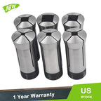 Set of 6 High Precision 5C Square Collets for CNC Machines (YYYY–YYYY)