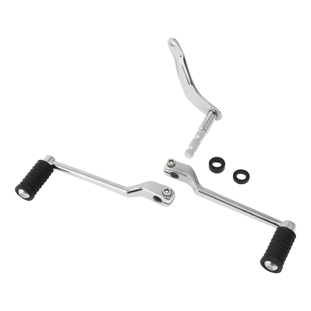 Chrome Heel Toe Shift Lever Pedal Shifter Rod for Harley Softail (2007–2017)