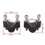 1 1/8" 28mm Handlebar Riser Clamp Mount Bracket Black for CFMOTO 800MT (2021-23)