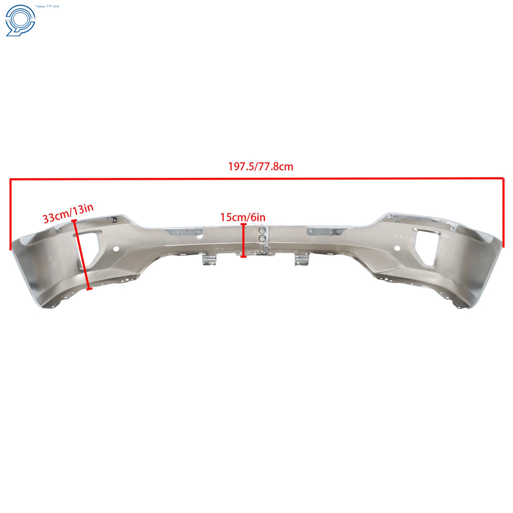 Chrome Front Bumper Face Bar for Chevrolet Silverado 1500 (2016-2018)