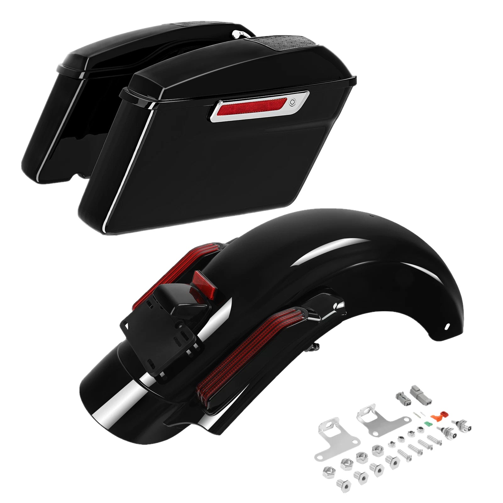 Hard Saddlebag Speaker Lid & Rear Fender for Harley Road Glide (2014–2023)