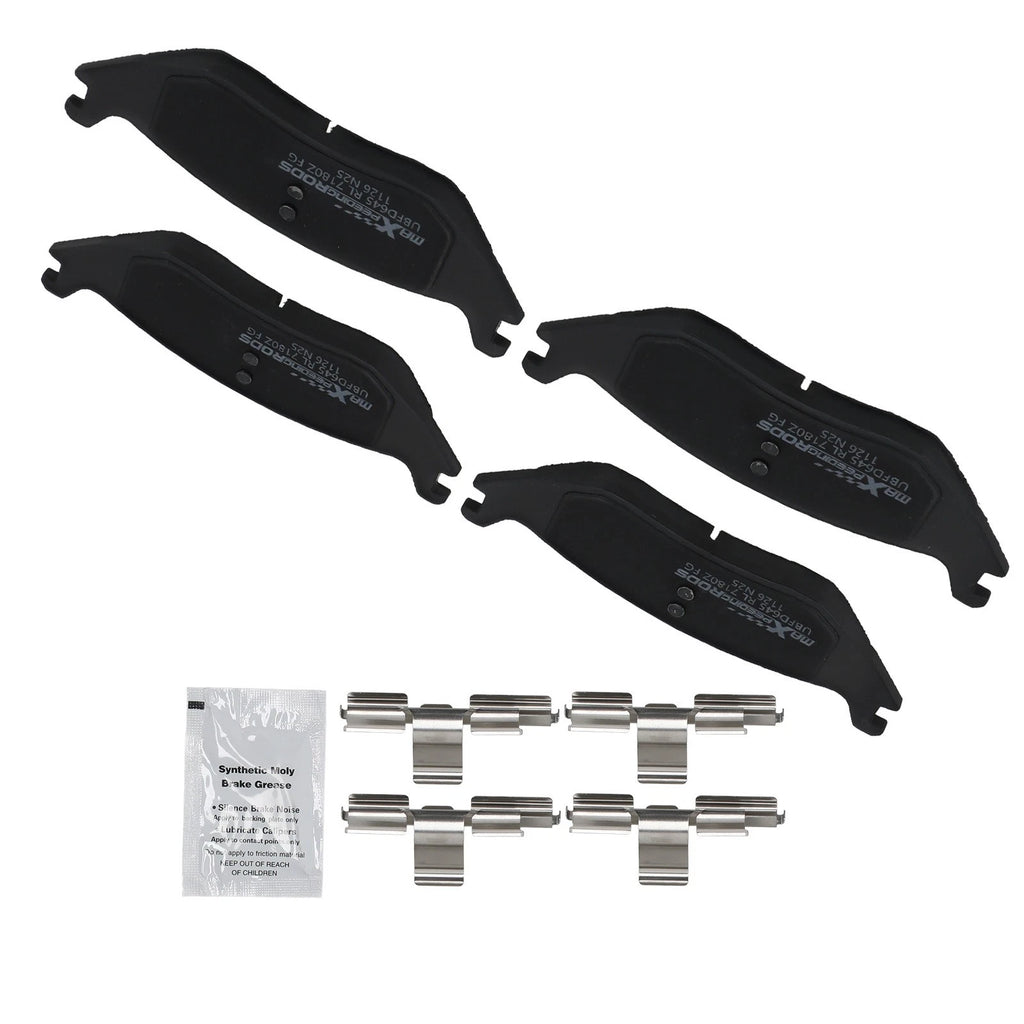 Set of 4 Rear Ceramic Brake Pads for Chrysler Aspen Dodge Durango Ram 1500 (2003–2010)