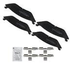 Set of 4 Rear Ceramic Brake Pads for Chrysler Aspen Dodge Durango Ram 1500 (2003–2010)