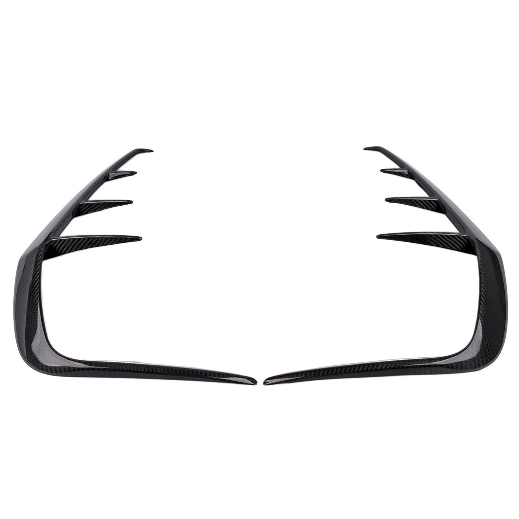 Carbon Rear Bumper Side Vent Trims for Infiniti Q60 (2016–2020)