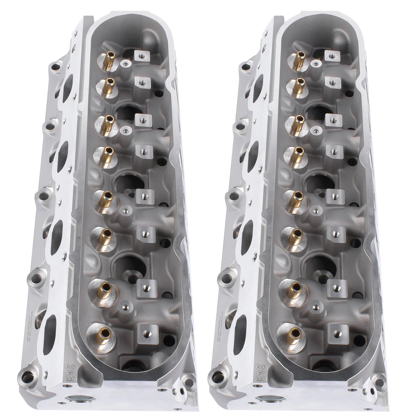 Set of 2 Cylinder Heads for GMC Chevy LS 4.8 5.3 5.7 6.0L (243 Casting, LS2, LS6, 799)