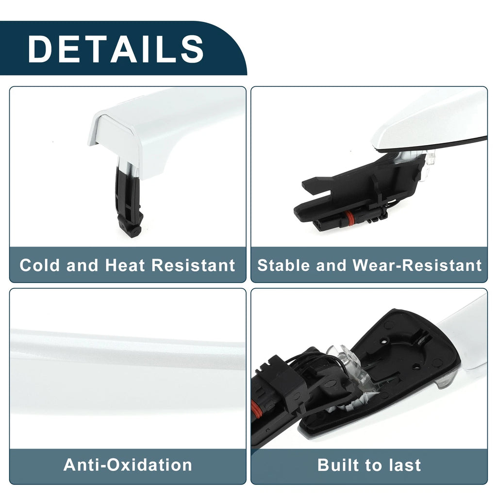 Front Right Exterior Door Handle for BMW X5 F15 X6 F16 F45 F46 (2014–2020) No. 51217433844