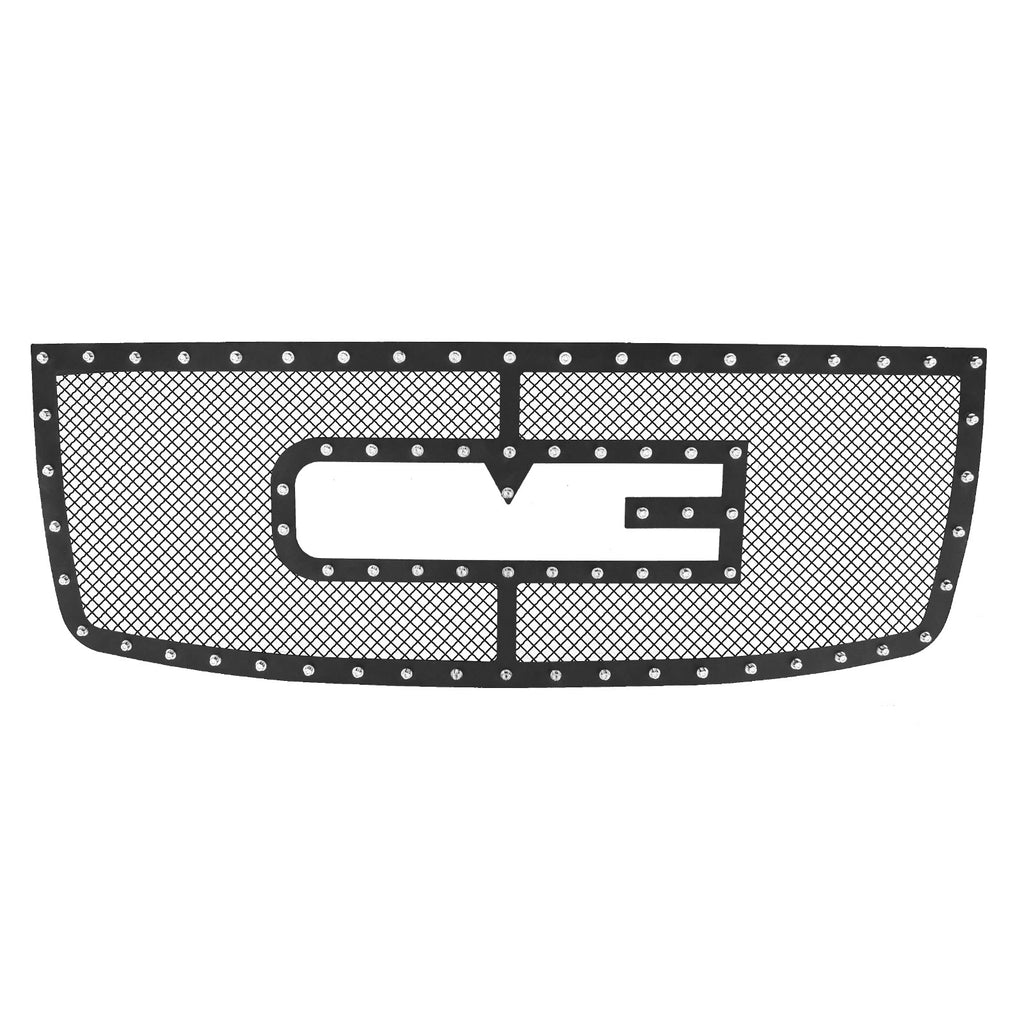Upper Black Mesh Grille Insert for GMC Sierra 2500/3500 (2007-2010)