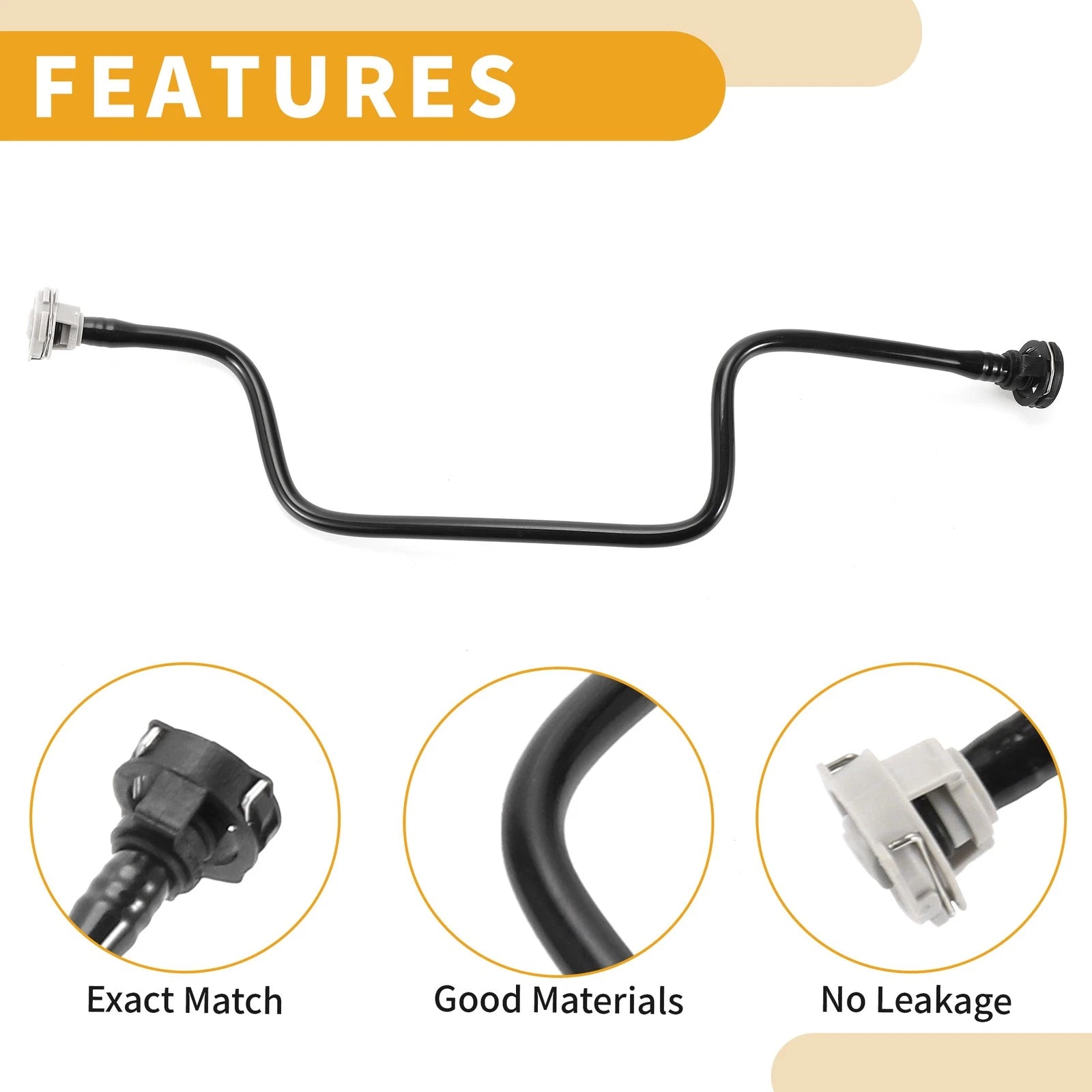 Radiator Overflow Hose Pipe for Audi Q5 2.0L (2011–2012) No. 8R0121081M