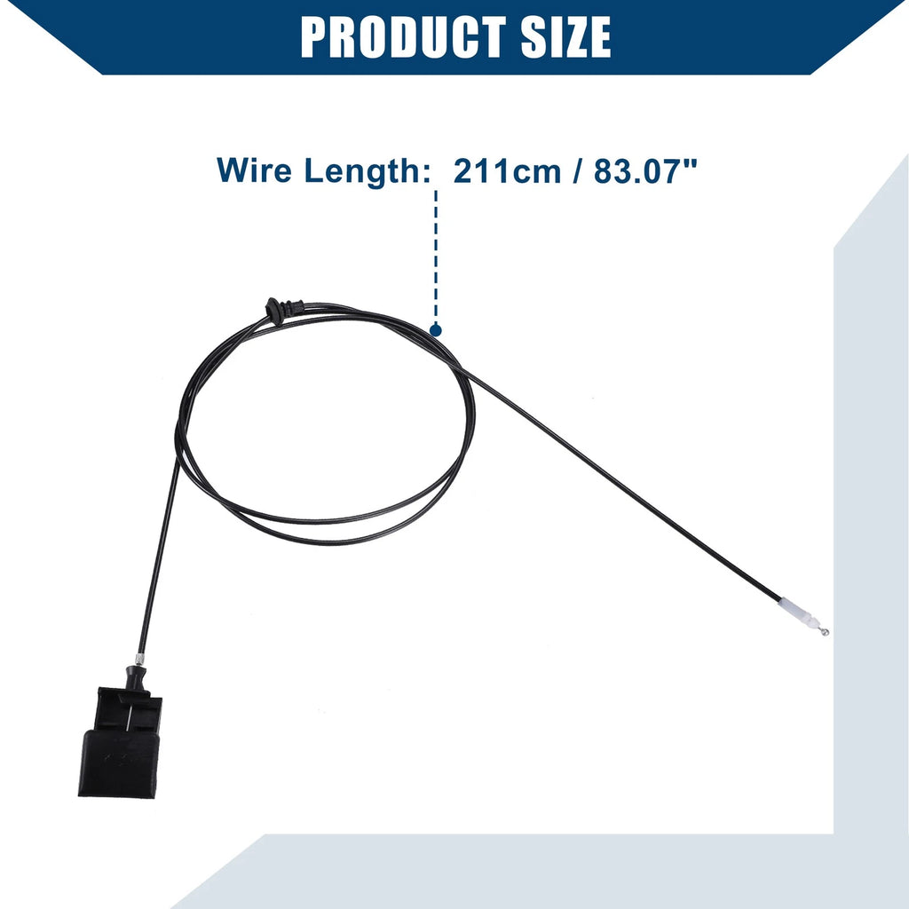 Hood Release Cable for Toyota Corolla Matrix (2003–2008) No.5363002061 Black