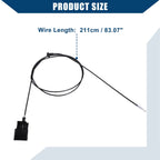 Hood Release Cable for Toyota Corolla Matrix (2003–2008) No.5363002061 Black