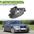 1 Pc Left Fog Light Grill for BMW 535i Clear Black (2010 - 2017)