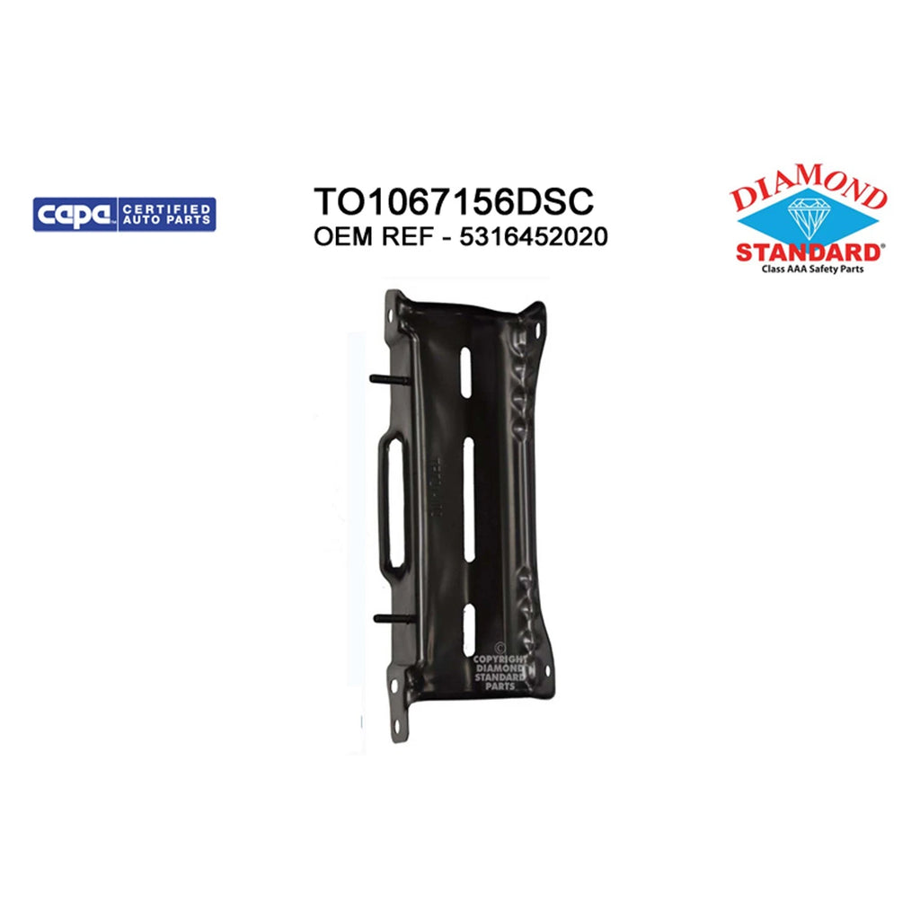 Replacement Steel Front Passenger Side Bumper Mounting Bracket for Toyota