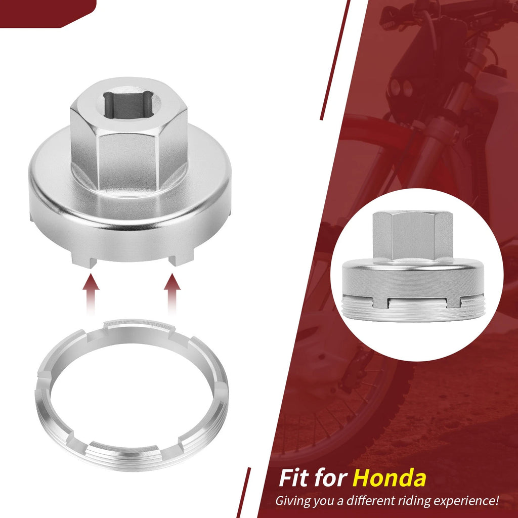 Rear Wheel Bearing Retainer w/ Tool 44mm for Honda CR500R (1984–2001) 08-0228
