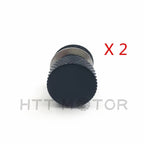 2X Seat Bolt for Harley Davidson Dyna Sportster Softail (–2023) Black Billet Aluminum