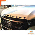 Matte Black 3D Logo Emblem for Toyota Hilux Ute