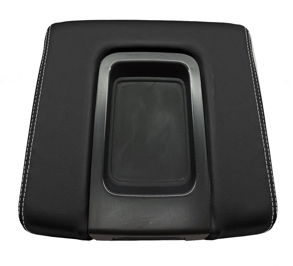 Console Lid Cover for Chevrolet Silverado (2014–2020) White Stitch