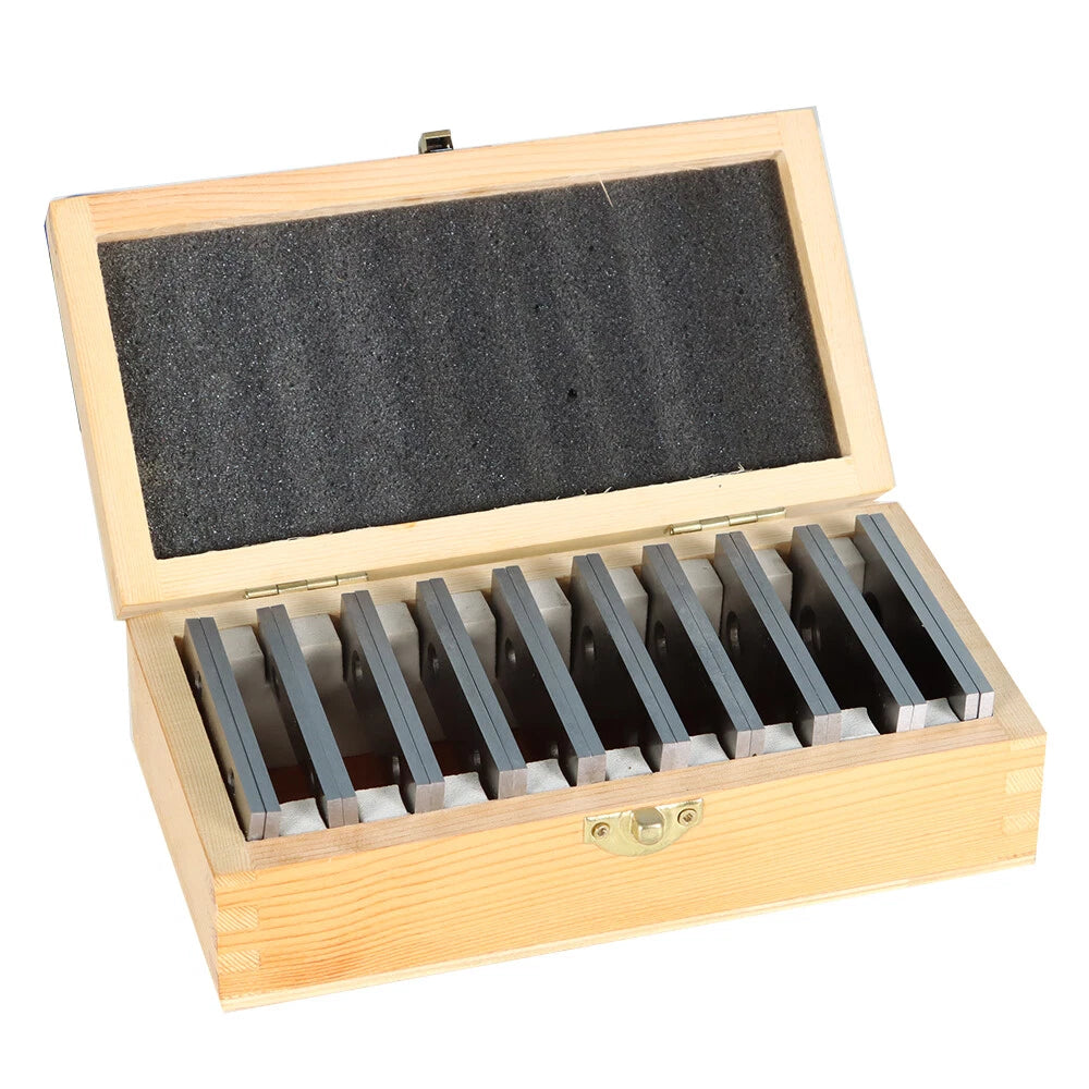 Set of 10 Precision Parallel Steel Blocks for Various Applications