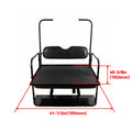 Flip Folding Rear Seat Cushions Pad for EZGO TXT (1995–Present)