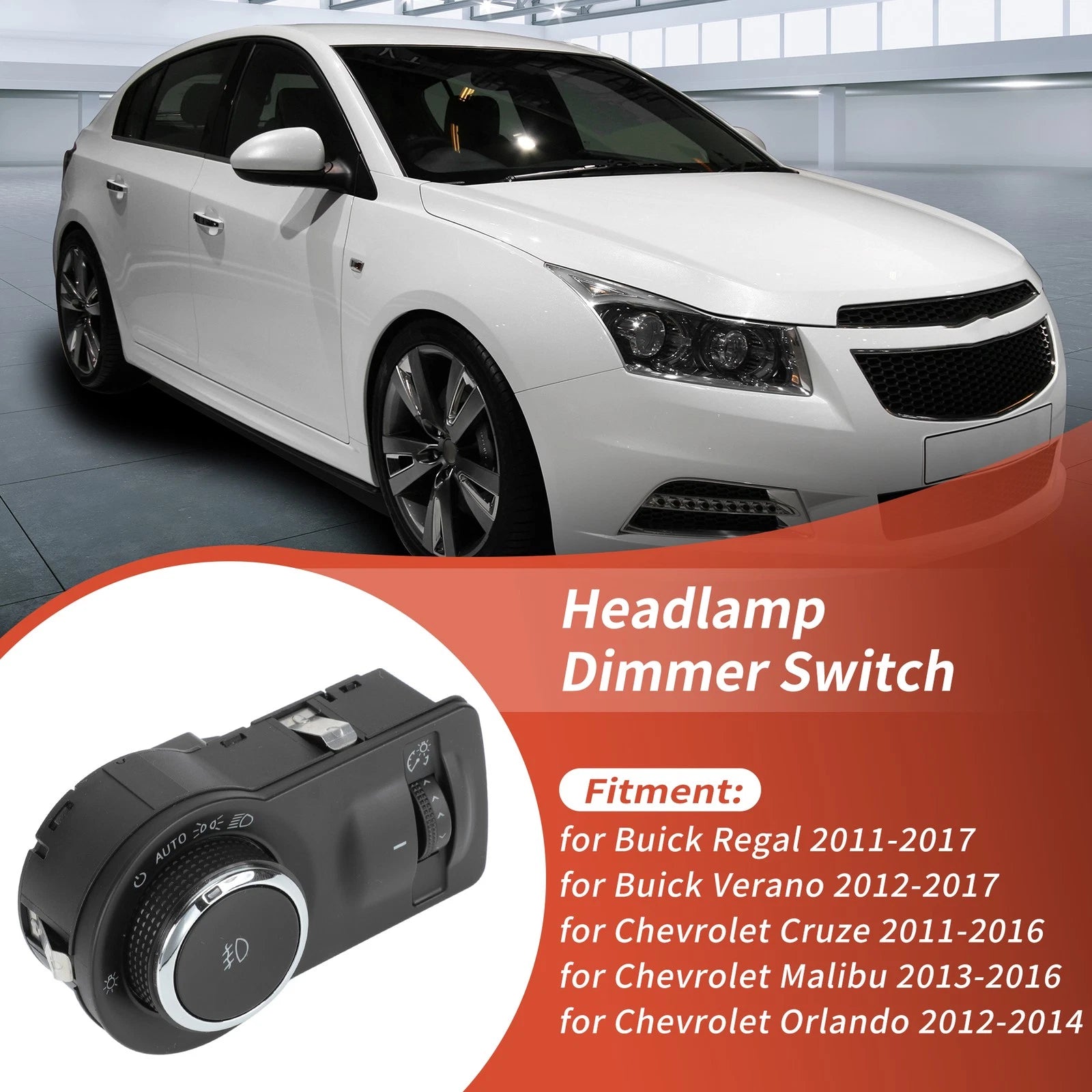 Headlight Switch for Buick Regal (2011–2017) No. 22901646