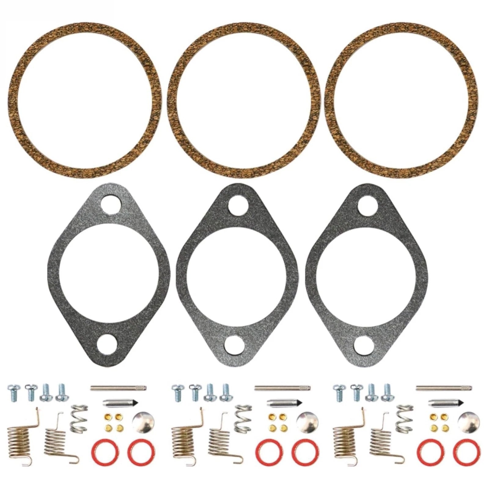 3X Carb Rebuild Kit for Mercury Force 90 95 HP Outboard (1990–1995) FK10357 809735A1
