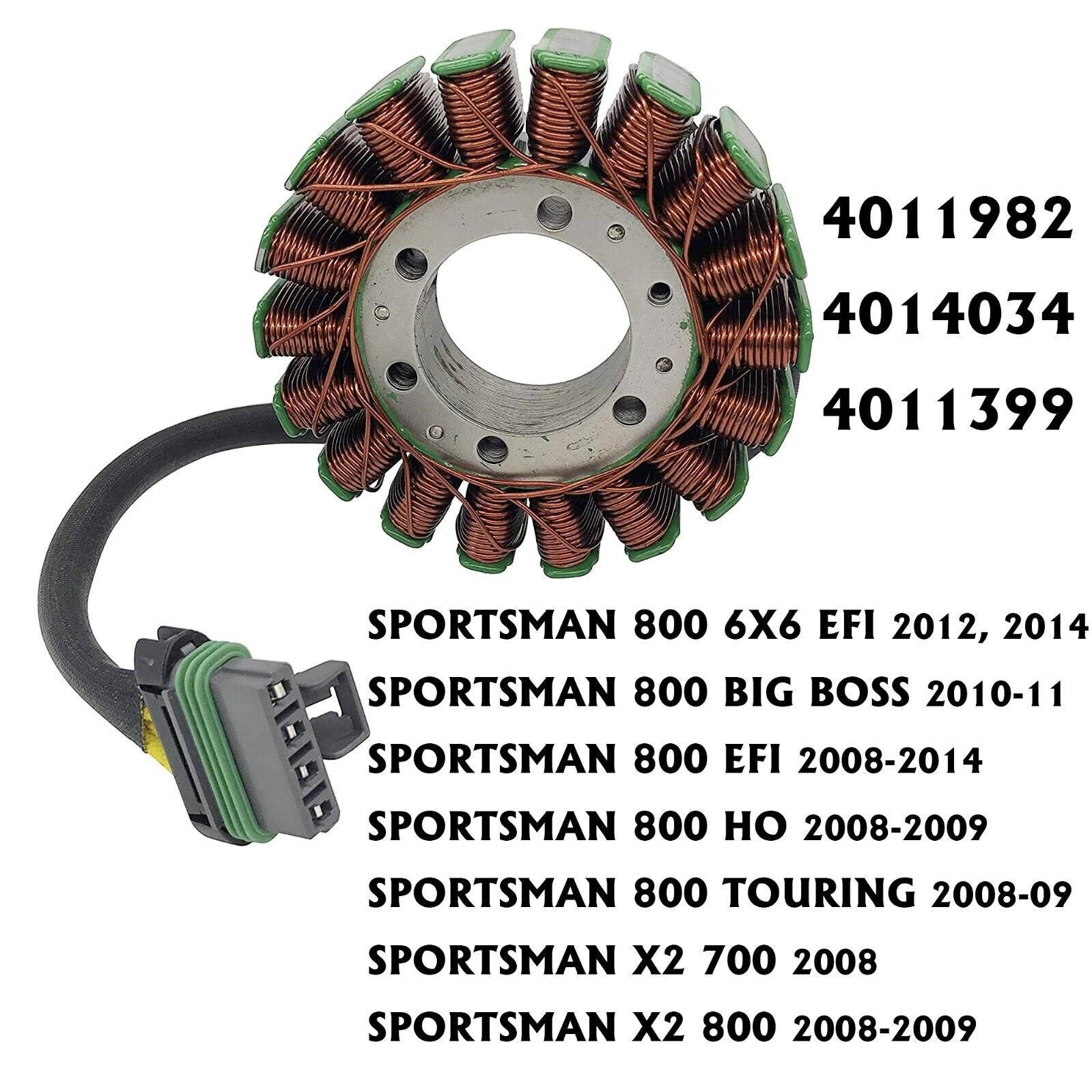 Stator for Polaris Sportsman X2 800 (2008–2009) Magneto Coil