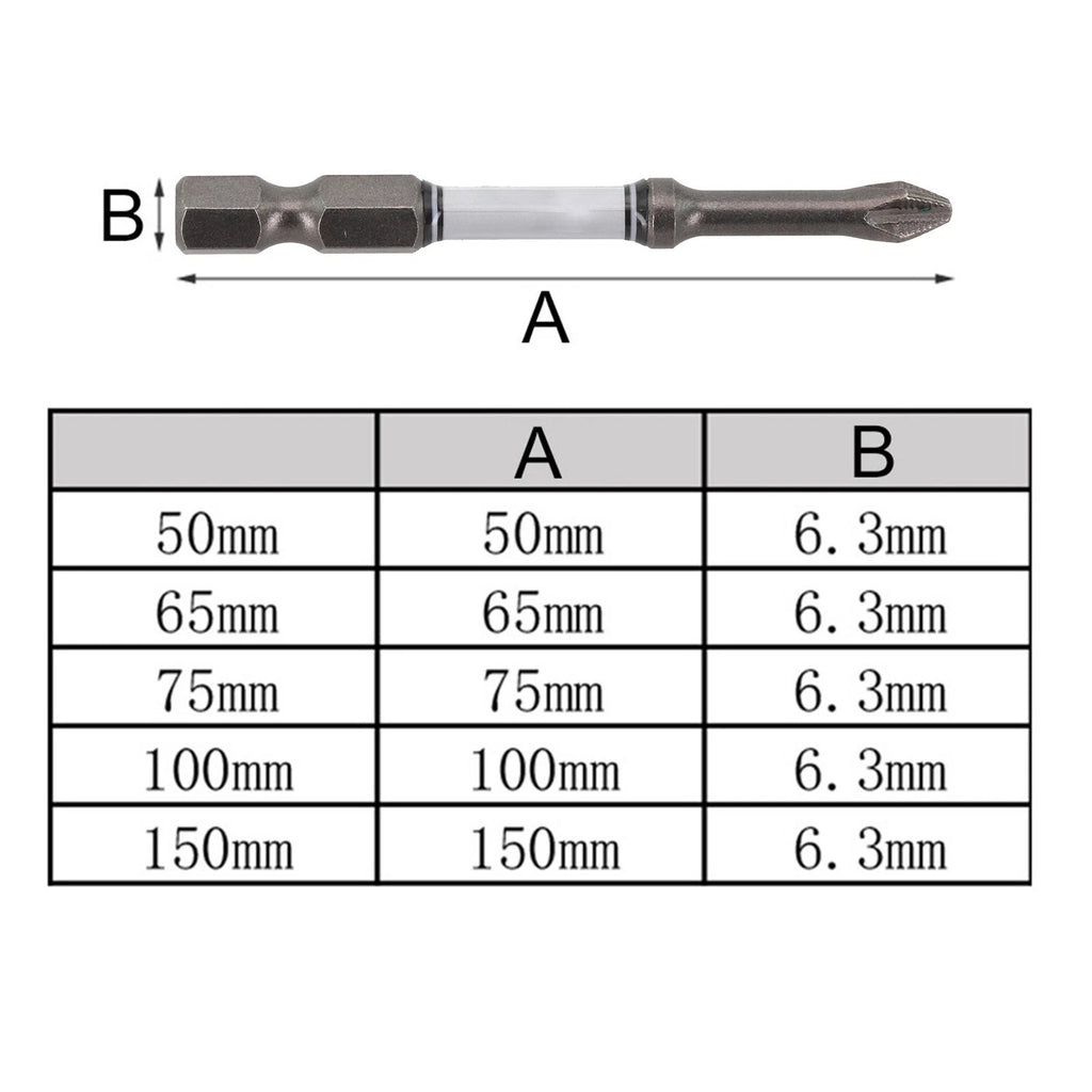 1PC Magnetic Cross Driver Bit for Electric Drill and Hand Screwdriver