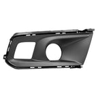 Replacement Black Textured Polypropylene Front Passenger Side Fog Light Bezel