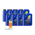 8L Liqui Moly Synthoil Energy A40 0W-40 Oil Change Kit for Mercedes M119 (1990–1996)