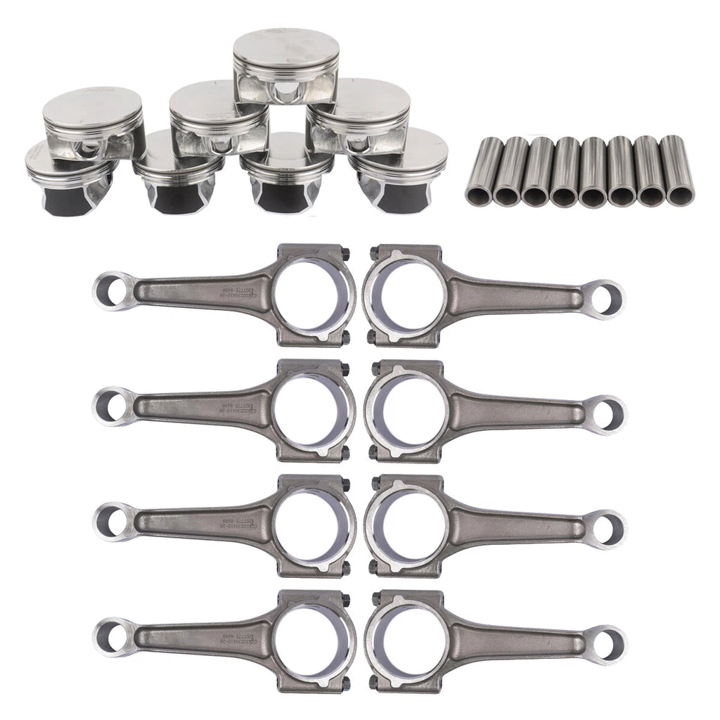 Set of 8 Pistons Connecting Rods for Dodge Chrysler Jeep 5.7L Hemi (2009–2014)