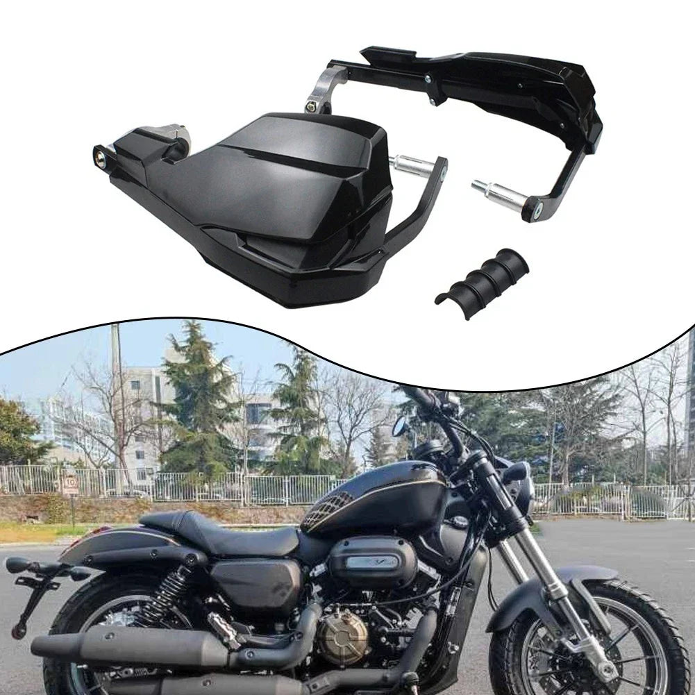 Hand Guard with Shield and Turn Signals for Motorcycle