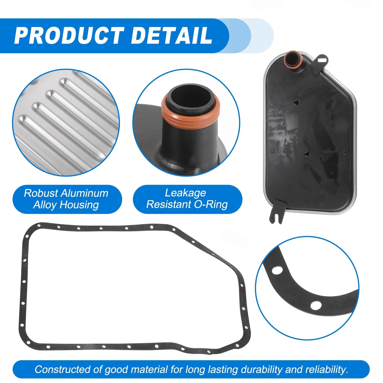 Transmission Filter Oil Pan Gasket Kit for Audi A4 (1996–2001) No. 01V325429