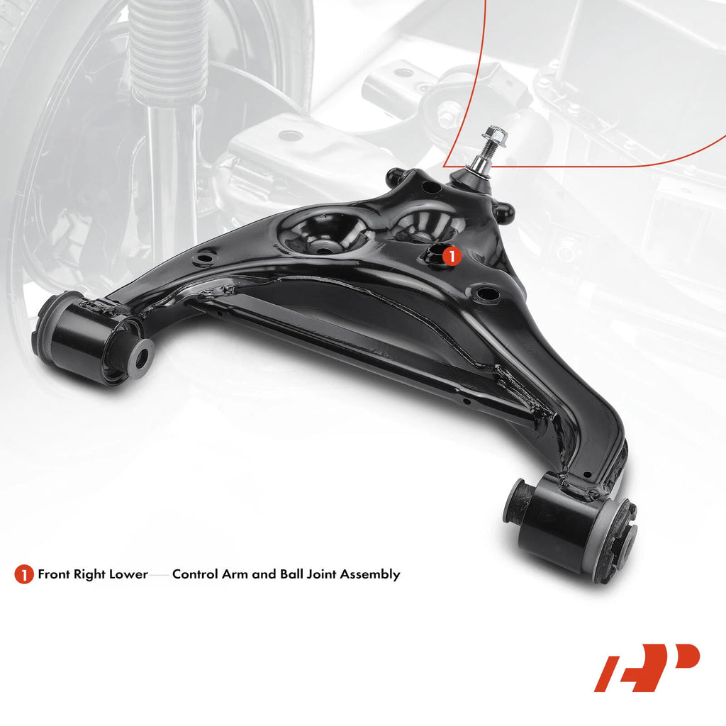 Front Right Lower Control Arm with Ball Joint for Ford F-150 (2015-2020)