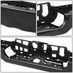 Rear Bumper Facebar for Ram 1500 (2019–2024) Black w/o Sensor Holes Dual Exhaust