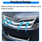 Front Upper Grille for Toyota Venza (2013–2016) Silver Replacement