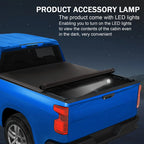 6.5FT Vinyl Soft Roll-up Tonneau Cover for Chevy Silverado GMC Sierra (2014–2025)