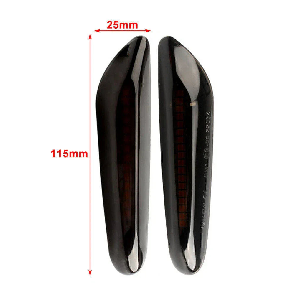 Smoke Dynamic LED Side Marker Lights for BMW E46 E60 E90 E91 E92 E93 E82 E88