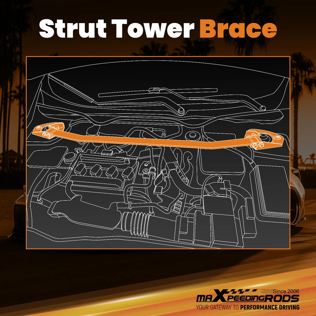 Front Upper Strut Bar for Toyota Corolla Cross C-HR (2018-2024)