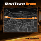 Front Upper Strut Bar for Toyota Corolla Cross C-HR (2018-2024)