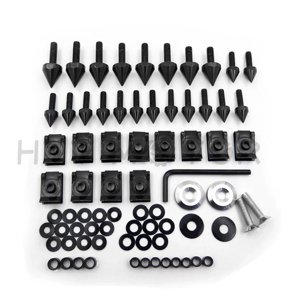 Spike Motor Fairing Bolt Screw Kit for Kawasaki Ninja ZX9R ZX6 ZX6R (1998–2003)