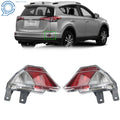 Set of 2 Rear Bumper Reflector Lights for Toyota RAV4 (2016–2018)