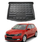 Rear Trunk Mat Liner for Skoda Fabia Hatchback (2015-2019)