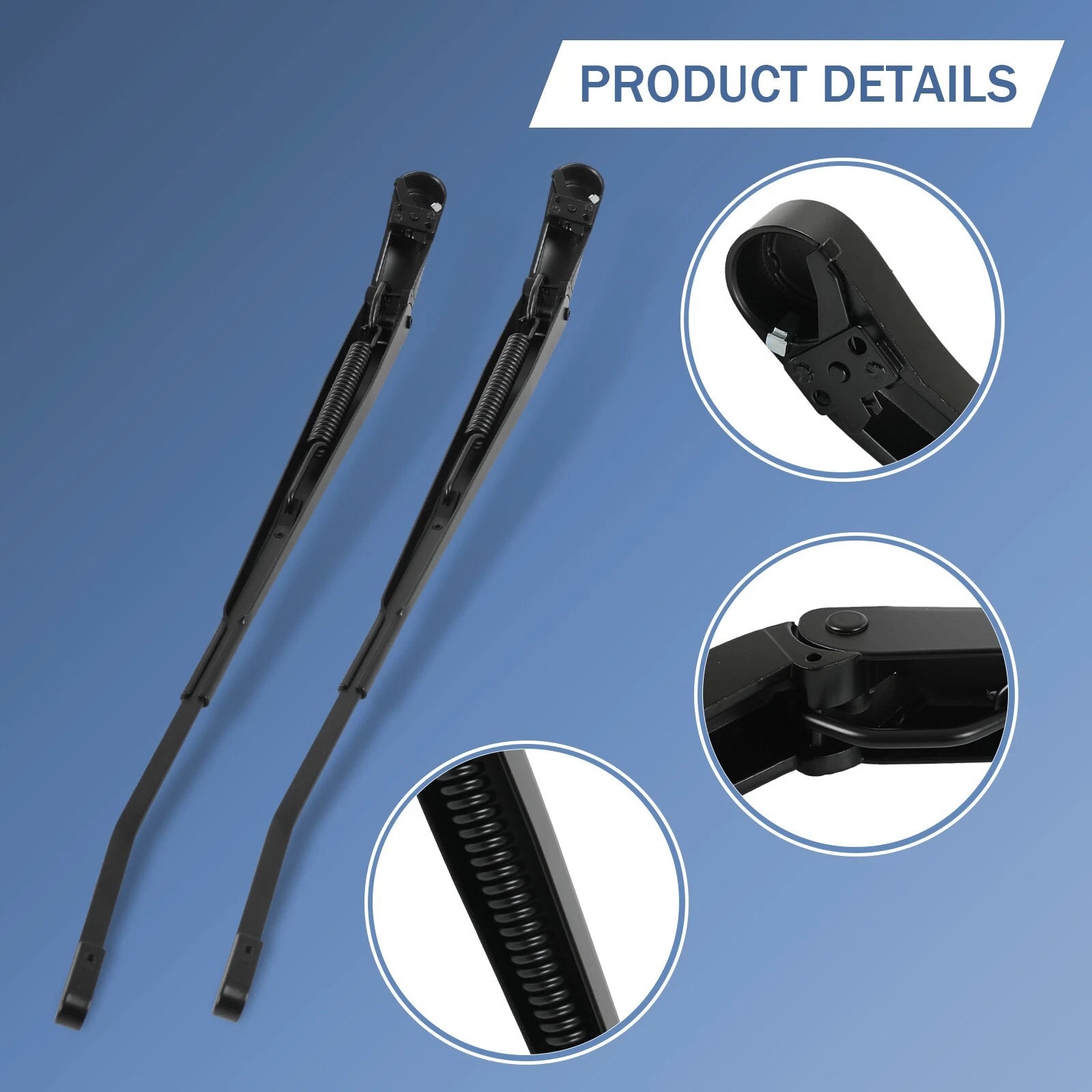 Pair Front Windshield Wiper Arms for Ford F150 Expedition Super Duty (2015–2023)