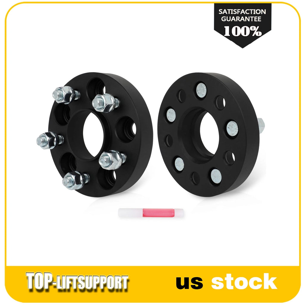 2X 1" Wheel Spacers for Ford Focus, Jaguar F-Type, Lincoln