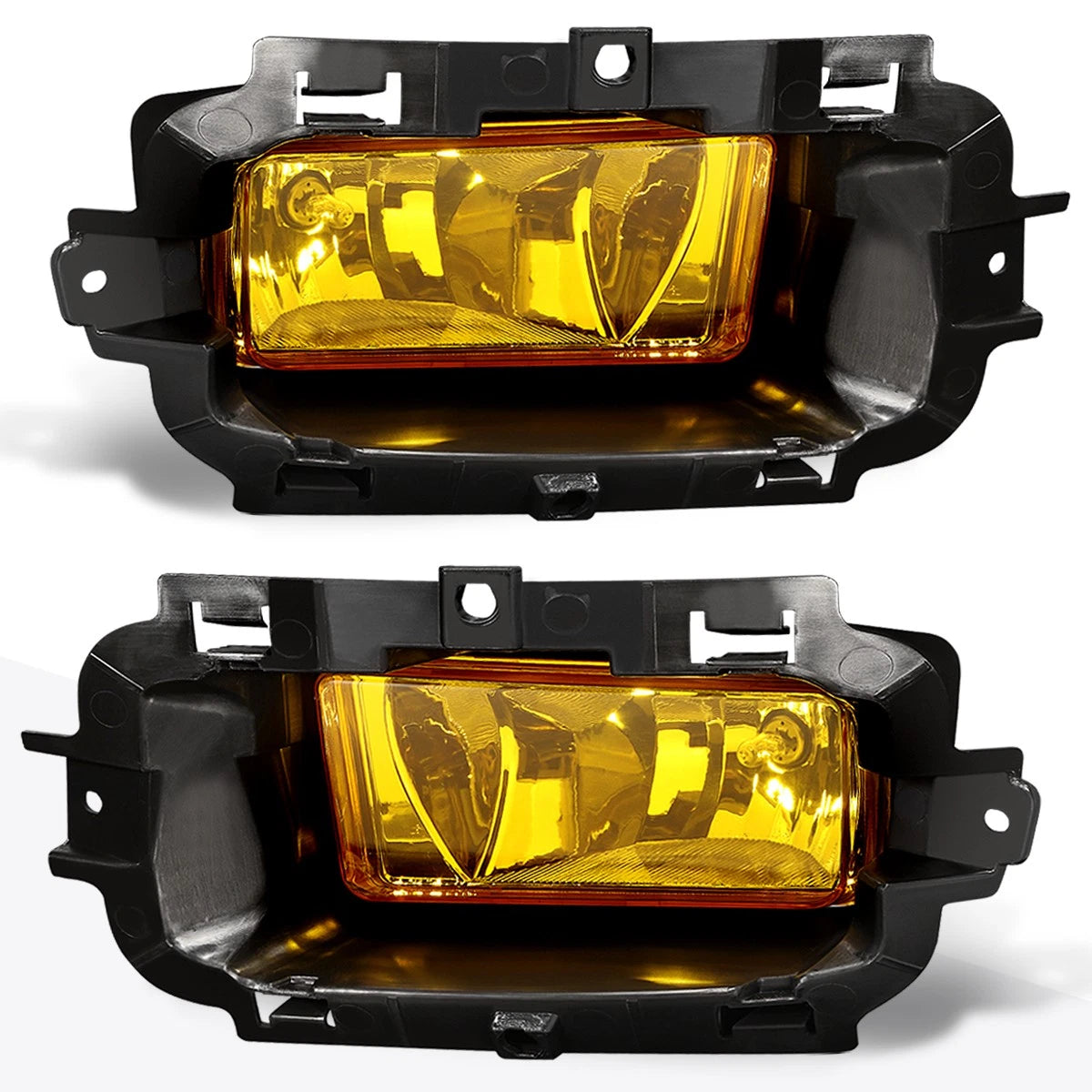 Amber Lens Bumper Fog Light Set for Chevy Silverado 1500 (2014–2015)