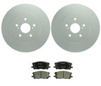 Front Brake Kit for Lexus Toyota (319mm Disc Rotors & Ceramic Pad)