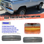 LED Side Marker Light for Dodge RAM Truck Ramcharger W250/W150/D150/D250 (1972–1993)