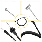 Rear Door Latch Release Cable LH+RH for Dodge Ram 1500 2500 3500 (1998–2002)