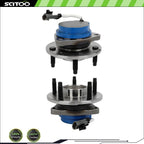 2X Front Wheel Bearing Hub Assembly for Cadillac STS (2005–2011) RWD, 5-Bolt, ABS