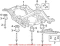 Engine Cradle Insulator for Jeep Grand Cherokee, Dodge Durango (2011–2021)